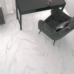 Carrara Polished Rectified 600X600 (V3- Shade & Pattern Variations within a Batch)