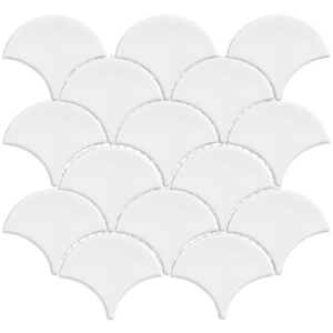Fan White Mosaic