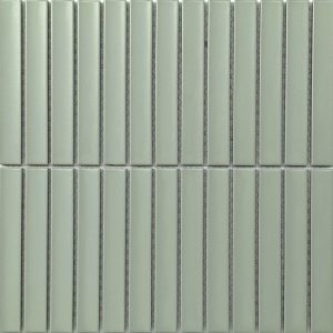 Sage Matt Concave Finger Mosaic