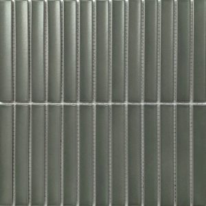 Concave matt finish ceramic mosaics. Suitable for walls, kitchen splash backs etc. Sheet size 296mm x 299mm, Finger size 20mm x 145mm.