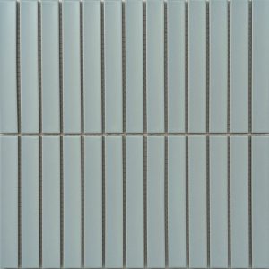 Osaka Mist Blue Matt Concave Finger Mosaic